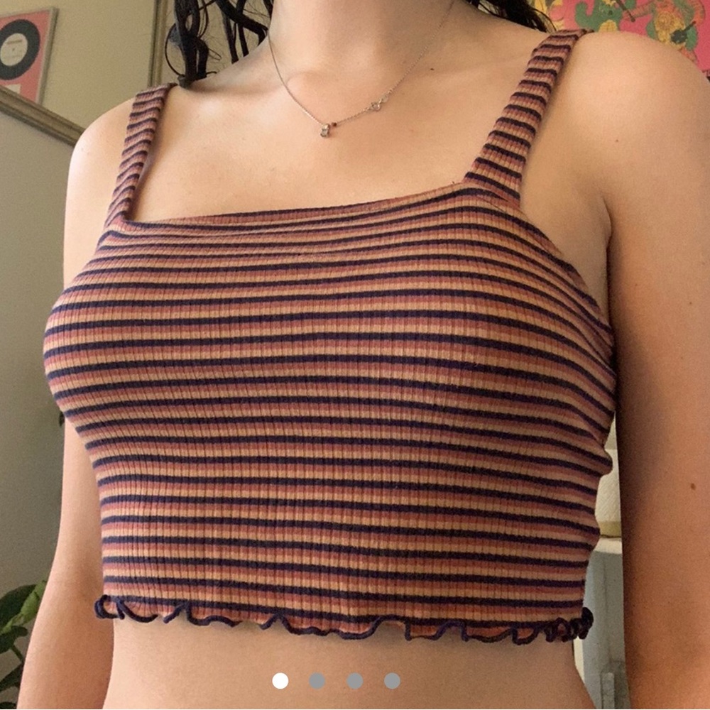 Striped Crop Top
